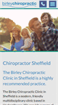 Mobile Screenshot of birleychiropractic.co.uk